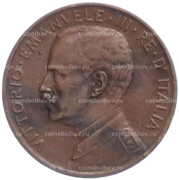 Монета 2 чентезимо 1917 года Италия