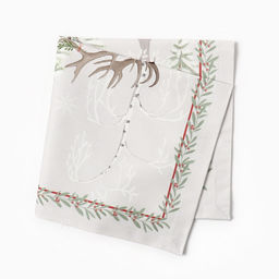 Набор салфеток сервировочных «Этель. Новогоднее чудо», 4 шт., серые, 40×40 см