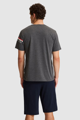 Erkek Antrasit Melanj Pijama TakДmД - U.s. polo assn фото 4