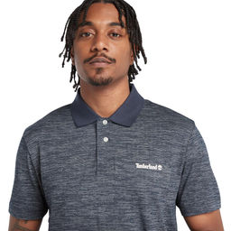 Поло Timberland Polo Active Wicking темно-синяя  фото 4