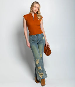 Футболка #КТ082 (1), терракотовый