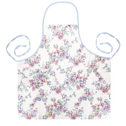 Сиреневый букет К Фартук Хозяюшка 68х72см, ткань - рогожка 171г/м2: хлопок 100%, с карманом, на завязках, Домашняя мода (Россия)