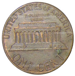 Монета 1 цент 1985 года США