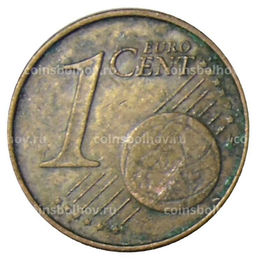 Монета 1 евроцент 2002 года F Германия