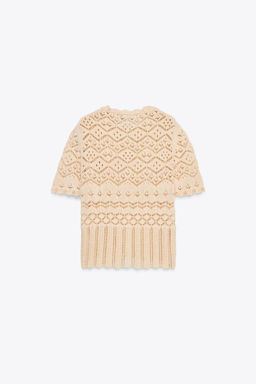 POINTELLE KNIT CARDIGAN - Zara фото 6