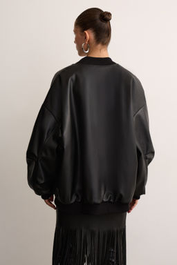 Бомбер из экокожи - Mollis фото 3