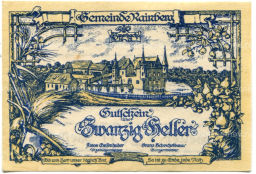 20 геллеров 1920 года Австрия Райнсберг (нотгельд)