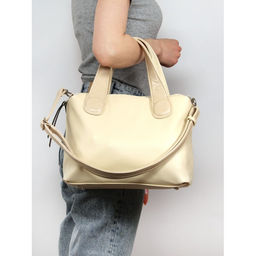 Сумка женская искусственная кожа ADEL-311/2в/ММ, 2 отд/плеч рем, бежевый 260367 - Adelia фото 5