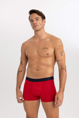 Новогодние боксеры-тройки стандартного кроя с тематикой Нового года - Defacto фото 6