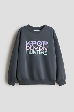 Sudadera oversize con motivo estampado - H&m фото 11