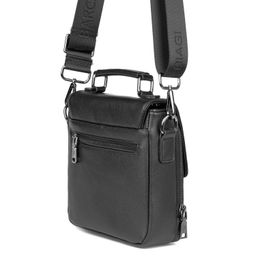 1021-1A black, мужская сумка "Мессенджер" из экокожи Barcelo Biagi