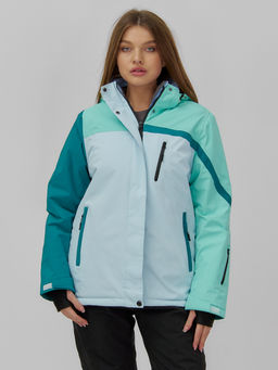 Горнолыжный костюм женский зимний голубого цвета 016Gl - Chunmai фото 12