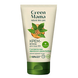 Green Mama Крем-флюид 30+ Дневной д/лица с экстрак.коры Африканского дерева бамбара 50мл туба
