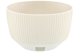 Кашпо 5,4 л 24*24*20 см "Винто" слоновая кость (модель 660)