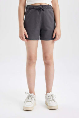 Шорты из двух частей с принтом для девочек - Defacto фото 9