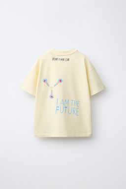 CAMISETA ILUSTRACI?N BACK TO THE FUTURE X DYLAN?S T-SHIRT CLUB X ZARA / Amarillo  фото 2
