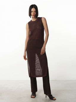 Conso/KDL 230786 - brown Платье женское  фото 6