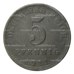 5 пфеннигов 1921 года A Германия