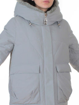 8809 GRAY Куртка зимняя женская (150 гр. холлофайбер)