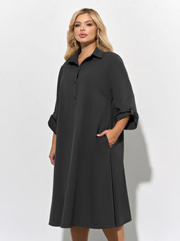 Платье 0258-1с глубокий черный