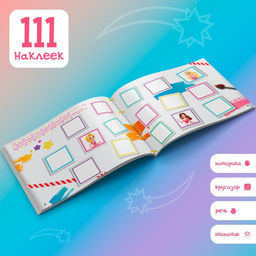 100 наклеек Для девочек, 12 стр. - Буква-ленд фото 3