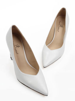 06-E32A-27D WHITE Туфли женские (натуральная кожа)