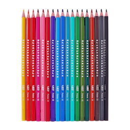 Карандаши цветные 18 цветов, детские, шестигранные, BIC Kids Tropicolors, пластиковые, ударопрочный грифель 3.2 мм