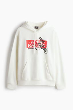 Sudadera con capucha y estampado Loose Fit - H&m фото 3