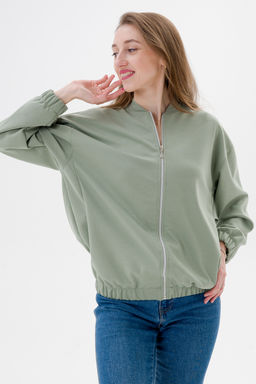 Бомбер из коттон фита полынь макси - Амадэль фото 7