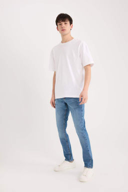 Pedro Slim Fit Dar Kal?p Normal Bel Dar Paca Jean Pantolon - Defacto фото 3