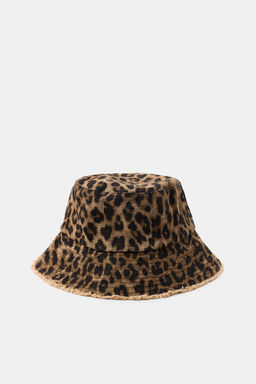 GORRO BUCKET ESTAMPADO ANIMAL / Leopardo