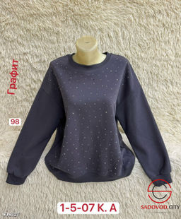 Толстовка женская со стразами - Bruno фото 12