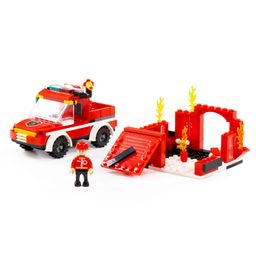 Конструктор Классик Город. Пожарная часть-1.6 (187 элементов) (в коробке) - Полесье фото 2