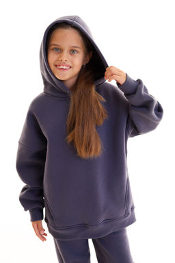 Бомбер утепленный, меланж - Inzibe фото 2