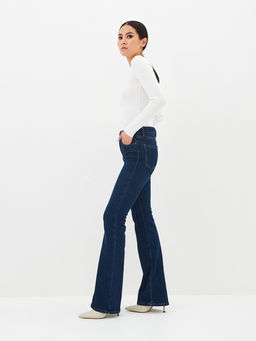 Утепленные Женские Джинсы Клеш Ут. Начёс - Mossmore фото 11