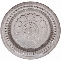 Цена за 3 шт. Поднос металлический "Цветок" 28см