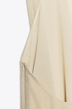 METALLIC THREAD HALTER TOP - Zara фото 10