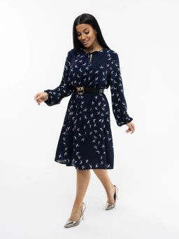 Платье женское, цвет темно-синий