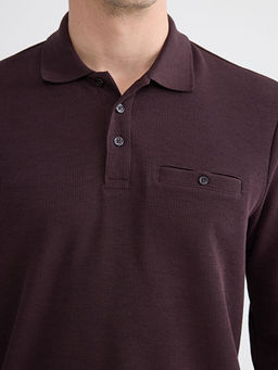 Polo Yaka Erkek Sweatshirt