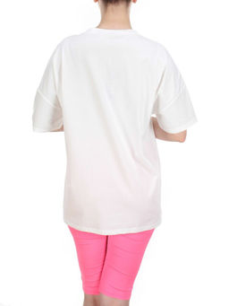 KD-865 WHITE/CRIMSON Костюм-двойка женский 7986 TREND