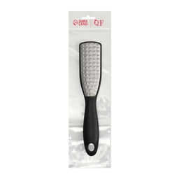 Пилка для пяток, трапеция, лазерная, двусторонняя, 24.5 см, чёрная