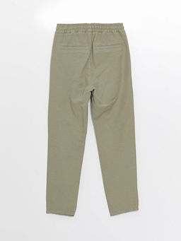 Beli Lastikli Keten Kar???ml? Erkek ?ocuk Pantolon