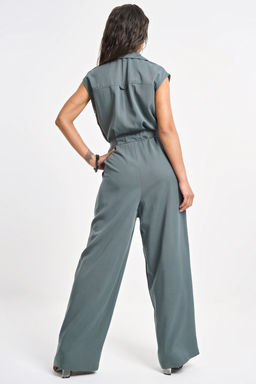 Комбинезон в стиле сафари полынь