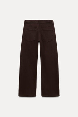 TRF BALLOON CURVED LEG MID-WAIST JEANS - Zara фото 3