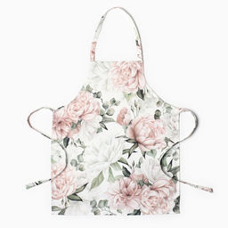 Фартук «Этель. Пионы», 60×70 см, 100% хлопок, саржа 190 г/м²