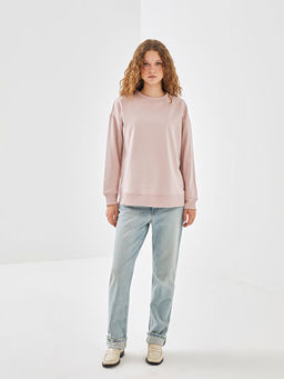 Bisiklet Yaka Kad?n Sweatshirt