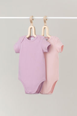 К 6525-2уп/фламинго,тропический персик набор полукомбинезон (боди) яс - Crockid фото 2