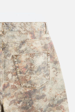 CONTRAST PRINT TROUSERS - Zara фото 9