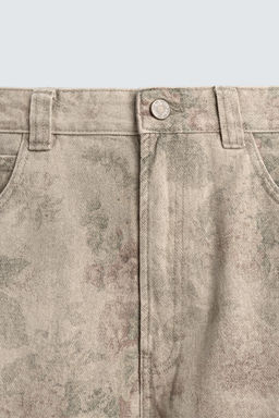 ABSTRACT PRINTED BALLOON FIT TROUSERS - Zara фото 3