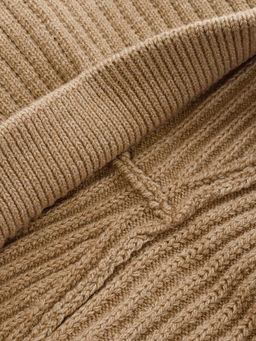 Капор жен. шерсть+акр LB-N88047 beige